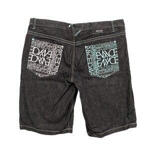 Enyce Clothing Co. Denim Jean Shorts Mens Size 44 Embroidered‎ Pockets
